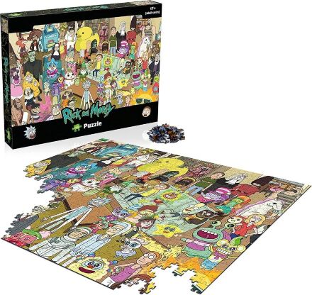 Пазл Рік та Морті Rick and Morty Puzzle (1000 деталей)