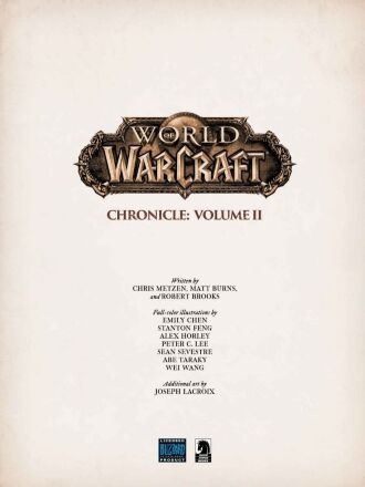 Книга World of Warcraft: Chronicle Volume 2 Hardcover Edition (Тверда палітурка) (Eng)