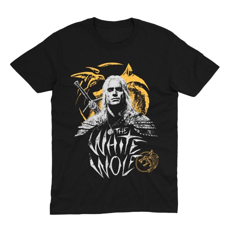 Футболка Morze The Witcher 3 White Wolf Відьмак Білий Вовк (розмір L)