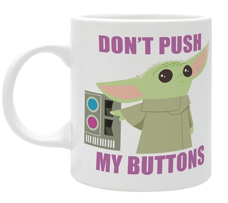 Чашка Мандалорец Грогу The Mandalorian Baby Yoda chibi Mug кружка Звездные Войны 320 мл
