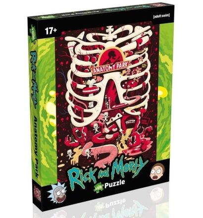 Пазл Winning Moves Rick and Morty Puzzle Anatomy Park Рік та Морті (1000 деталей)