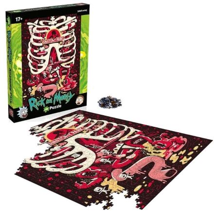 Пазл Winning Moves Rick and Morty Puzzle Anatomy Park Рік та Морті (1000 деталей)