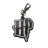 Брелок Harry Potter Гарри на Logo Keychain ABS пластик 4 см.