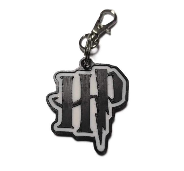 Брелок Harry Potter Гарри на Logo Keychain ABS пластик 4 см.