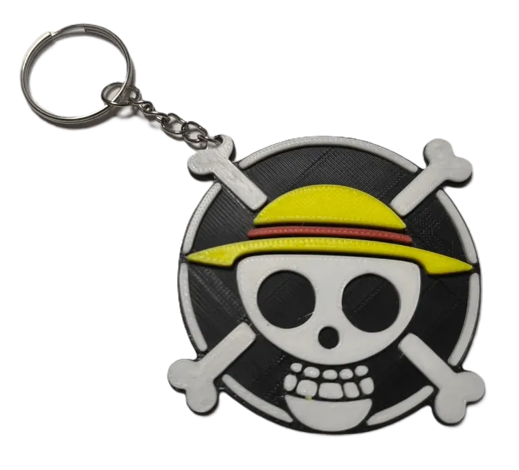 Брелок One Piece Anime Ван-Пис Большой куш Keychain ABS пластик 6 см.