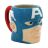 Чашка Avengers Captain America Head 15 oz. Molded Ceramic Mug