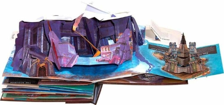 Книга Варкрафт 3D Трехмерная карта Азерота World of Warcraft Pop-Up Book (Твёрдый переплёт) (Eng)