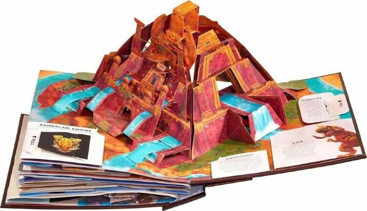 Книга Варкрафт 3D Трехмерная карта Азерота World of Warcraft Pop-Up Book (Твёрдый переплёт) (Eng)