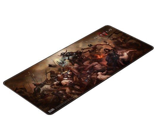 Коврик для мыши игровая поверхность Blizzard DIABLO 4 Heroes (Диабло)  XL (90*42 cm)