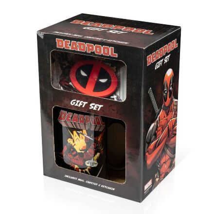 Подарунковий набір Pyramid International Marvel: Deadpool Mug Set (кухоль, підставка, брелок)