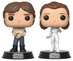 Фигурки Funko Bobble Star Wars: Han Solo and Princess Leia Фанко Звёздные войны (2 pack)