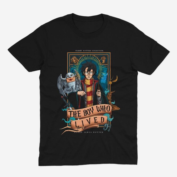 Футболка Morze Harry Potter Hedwig Гарри Поттер Сова Букля (размер L)