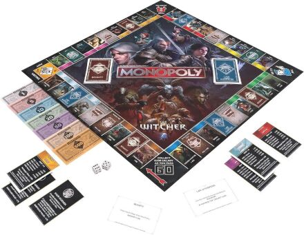 Монополія настільна гра The Witcher Monopoly Відьмак USA