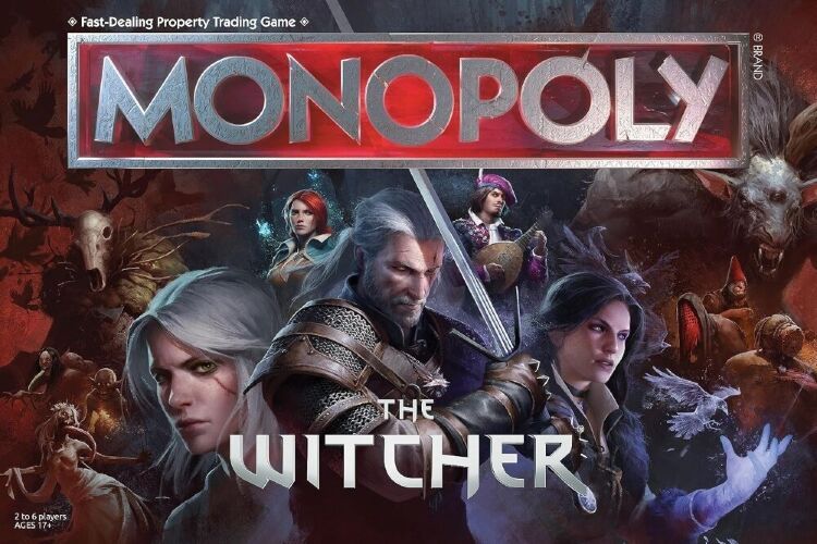 Монополия настольная игра The Witcher Monopoly Ведьмак USA