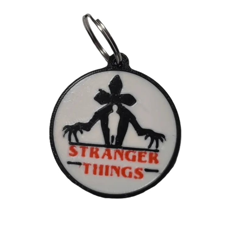 Брелок Stranger Things Demogorgon Очень странные дела Демогоргон ABS пластик 4 см.