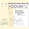 Каледар Гаррі Поттер 2022 Harry Potter Day-at-a-Time Box Calendar