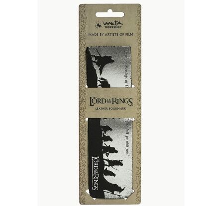 Закладка шкіряна Володар кілець WETA Lord of The Rings: The Fellowship Silhouette (Leather Bookmark)