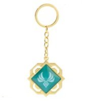 Брелок Genshin Impact Anime Keychain Геншин Импакт металл 5 см. №2