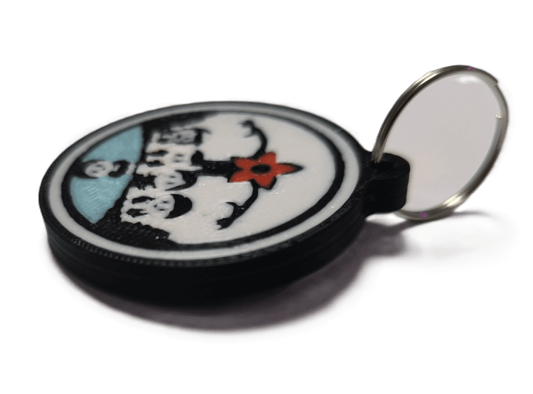 Брелок Stranger Things Demogorgon 2 Очень странные дела Демогоргон ABS пластик 4 см.