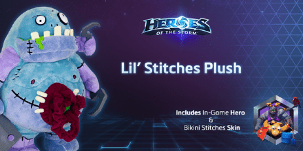 М'яка іграшка Heroes of the Storm Stitches Plush with Bikini Stitches Skin