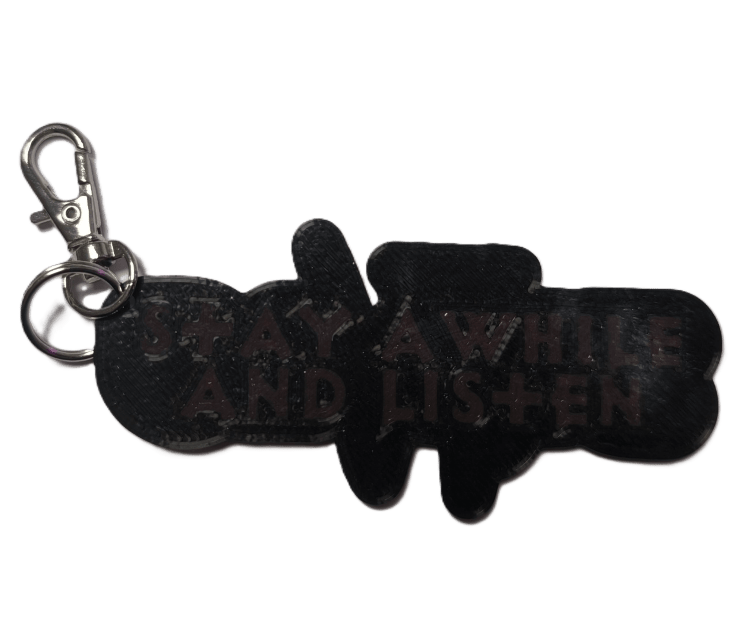 Брелок Diablo 4 Logo Keychain Диабло ABS пластик 6 см.
