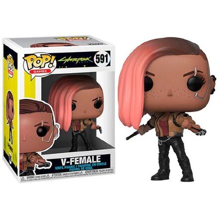Фігурка Funko Pop Games: Cyberpunk 2077 - V-Female Figure фанк Киберпанк