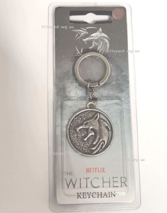 Брелок Ведьмак Netflix: The Witcher Wolf School Keychain 