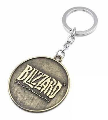 Брелок Overwatch Keychain - Metal Blizzard bronze