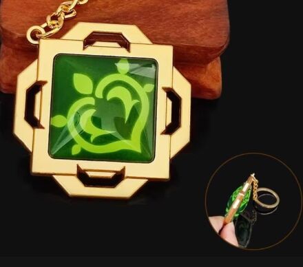 Брелок Genshin Impact Anime Keychain Геншин Імпакт метал 5 см. №6