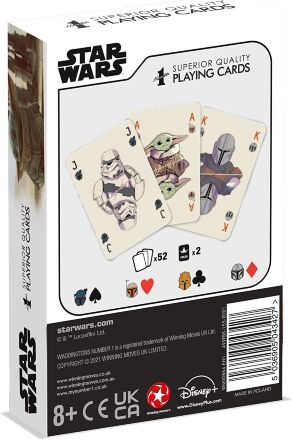 Гральні карти Star Wars The Mandalorian Play Cards Game Waddingtons Number 1