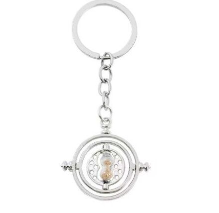 Брелок Harry Potter Time Turner Keychain Маховик часу Гаррі Поттер срібний
