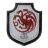 Настенный герб Noble Collection Game of Thrones Targaryen Dragon Игра престолов Таргариен Дом Дракона 30 см.