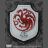Настенный герб Noble Collection Game of Thrones Targaryen Dragon Игра престолов Таргариен Дом Дракона 30 см.