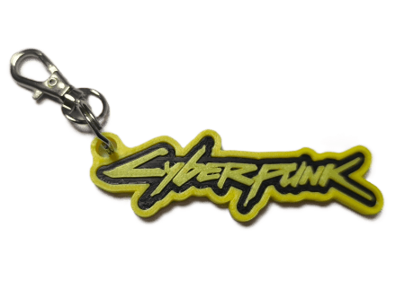Брелок Cyberpunk 2077 Keychain Кіберпанк ABS пластик 5 см.