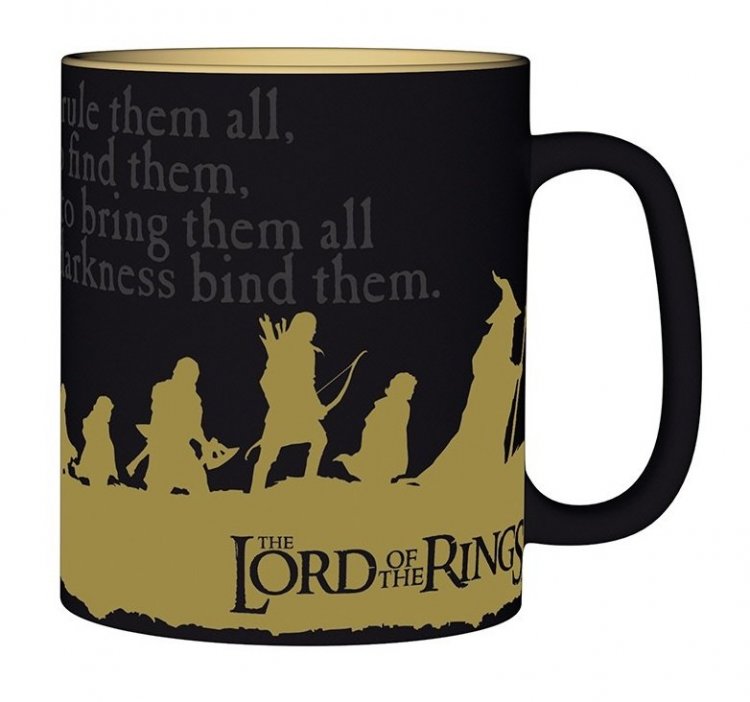 Чашка Lord Of The Rings Group Ceramic Mug In Gift Box кружка Властелин колец Братство 460 мл