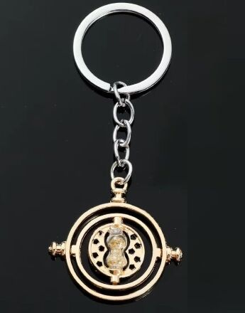 Брелок Harry Potter Time Turner Keychain Маховик часу Гаррі Поттер золотий