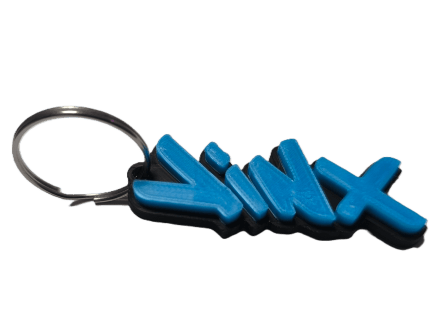 Брелок League of Legends Arcane Jinx Ліга Легенд Джинкс Keychain ABS пластик 4 см.