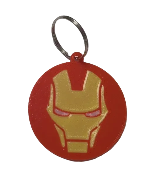 Брелок Marvel Iron-man Keychain Железный Человек ABS пластик 5 см.