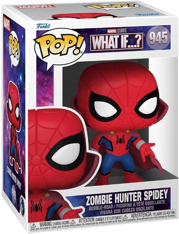 Фигурка Funko Pop Marvel What If? Zombie Hunter Spidey фанко Человек паук Что если 945