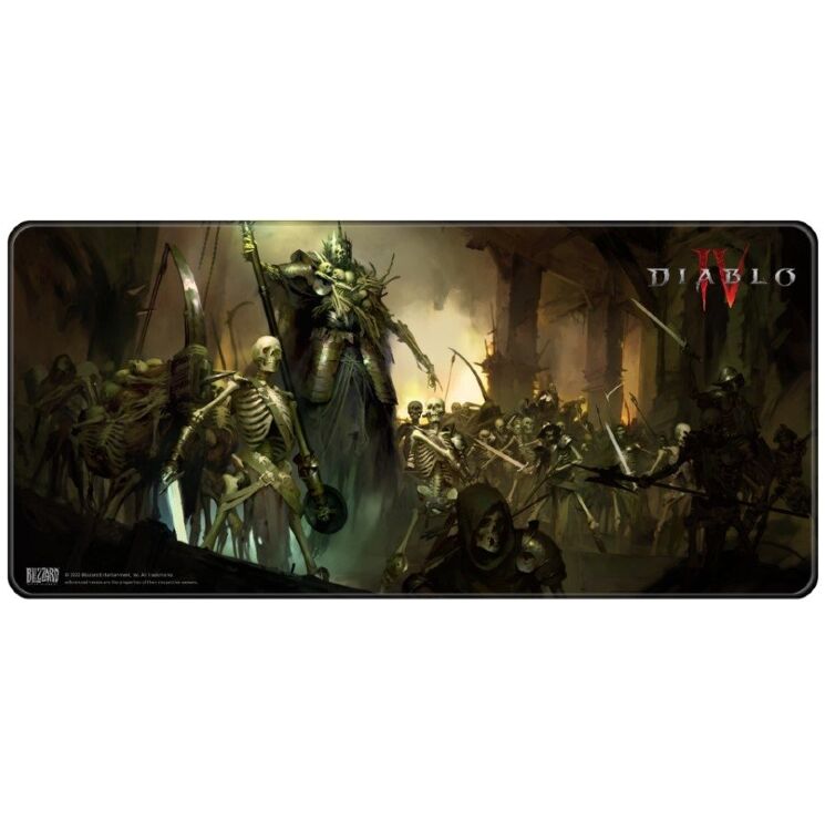 Коврик для мыши игровая поверхность Blizzard DIABLO IV 4 Skeleton King (Диабло)  XL (90*42 cm)