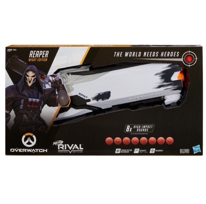 Overwatch Wight Reaper Nerf Rival Blaster Овервотч оружие игрушка