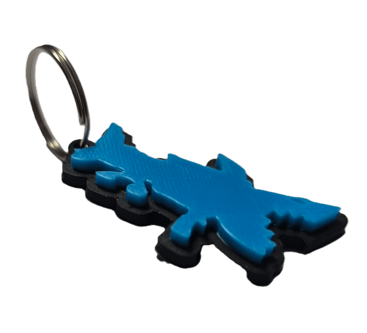 Брелок League of Legends Arcane Лига Легенд Logo Keychain ABS пластик 4 см.