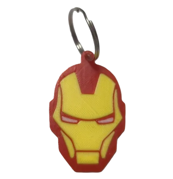 Брелок Marvel Iron-man Keychain Железный Человек ABS пластик 5 см. №1