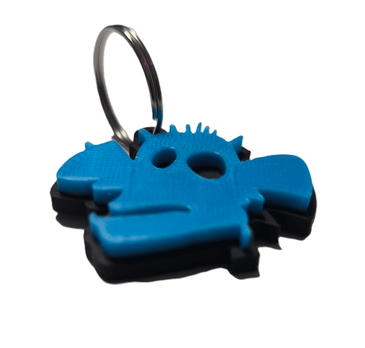 Брелок League of Legends Arcane Лига Легенд Logo 2 Keychain ABS пластик 4 см.