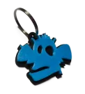 Брелок League of Legends Arcane Ліга Легенд Logo 2 Keychain ABS пластик 4 см.