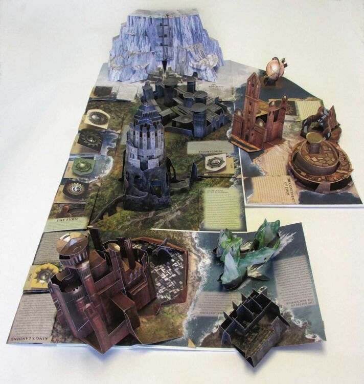 Книга 3D карта Игра престолов Вестерос Game of Thrones: A PopUp Guide to Westeros
