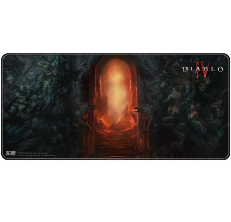 Коврик для мыши игровая поверхность Blizzard DIABLO IV 4 Gate of Hell Диабло XL (90*42 cm)