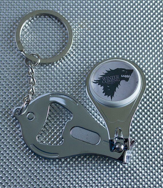 Брелок Game of Thrones Stark с кусачками для ногтей и открывашкой