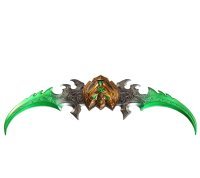 Игрушка World of Warcraft Warglaive Of Azzinoth Клинки Аззинота метал 21 см. 