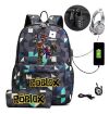 Рюкзак Роблокс Roblox USB Charge School Kids Backpack 48 х 30 х 18 см.